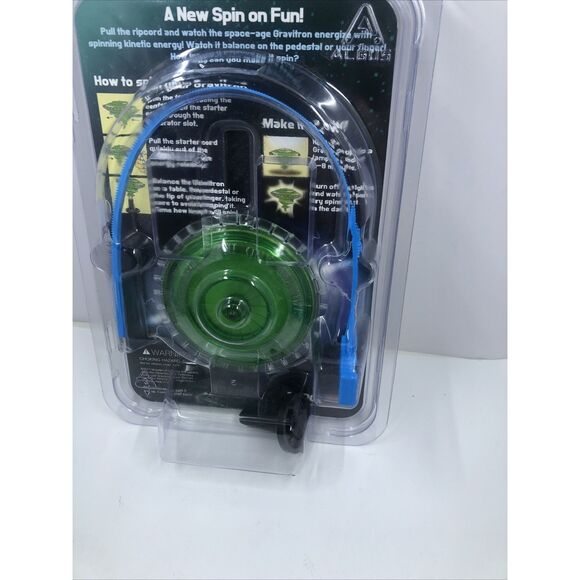 Toy, GRAVITRON SPACE GYRO TEDCO 2011 Green  GLOW IN THE DARK Toymaker 3000 - Picture 8 of 11